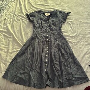 Gal Meets Glam Denim Color Dress